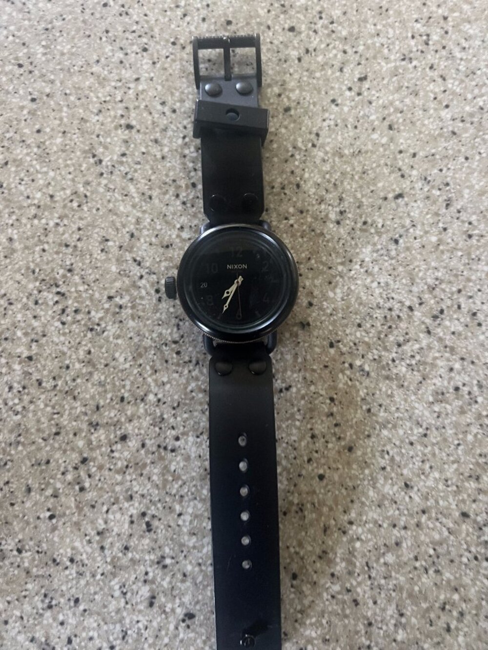Nixon "The October" Men's Watch - Black, Battle Stations